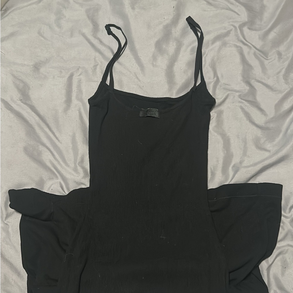 SKIMS long slip dress - worn once xxs fits any size